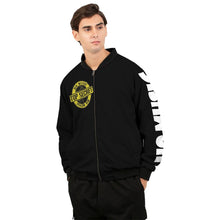 Load image into Gallery viewer, Top Secret Logo - background black - 3D Paint Men's Bomber Jacket