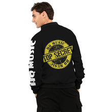 Load image into Gallery viewer, Top Secret Logo - background black - 3D Paint Men's Bomber Jacket