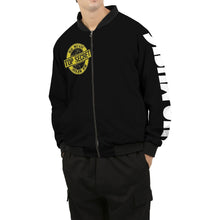 Load image into Gallery viewer, Top Secret Logo - background black - 3D Paint Men's Bomber Jacket
