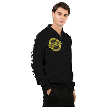 Load image into Gallery viewer, Top Secret Logo - background black - 3D Paint Men's Bomber Jacket