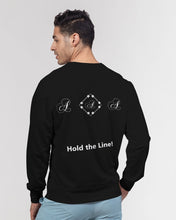 Load image into Gallery viewer, Hold the Line Men&#39;s All-Over Print Classic French Terry Crewneck Pullover