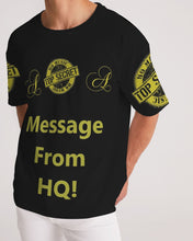 Load image into Gallery viewer, Hold the Line Men&#39;s All-Over Print Premium Heavyweight Tee