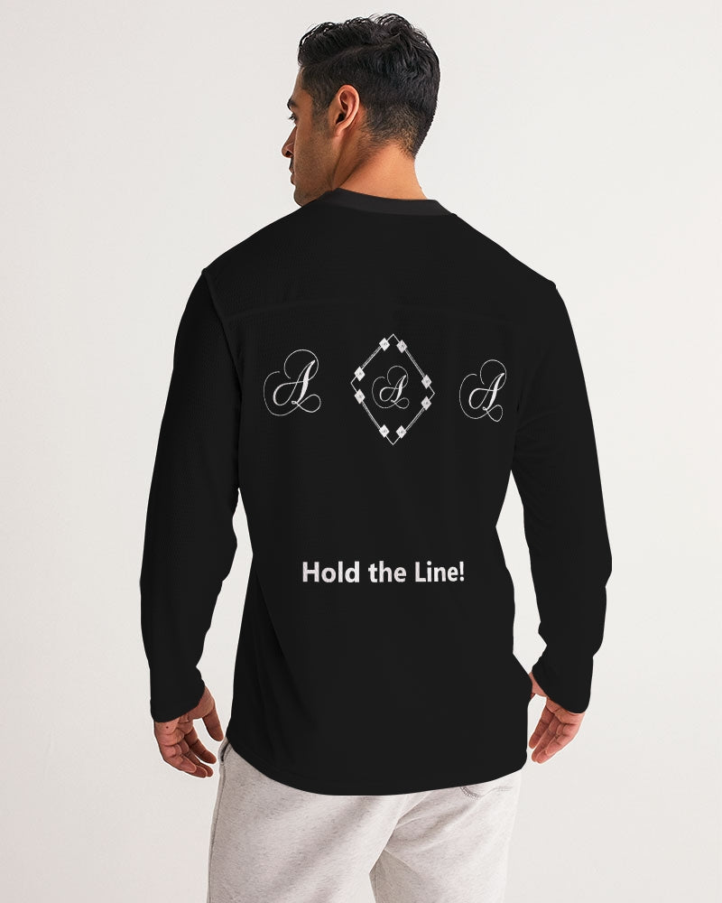 Hold the Line Men's All-Over Print Long Sleeve Sports Jersey