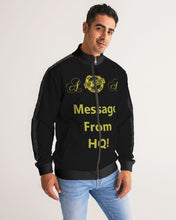 Load image into Gallery viewer, Hold the Line Men&#39;s All-Over Print Stripe Sleeve Track Jacket