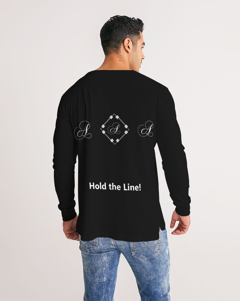 Hold the Line Men's All-Over Print Long Sleeve Tee