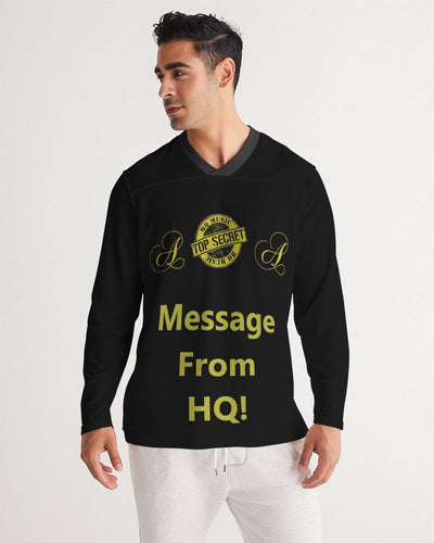 Hold the Line Men's All-Over Print Long Sleeve Sports Jersey
