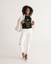 Load image into Gallery viewer, More Solutions and Less Excuses Women&#39;s All-Over Print Cropped Tank