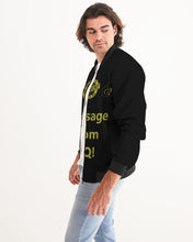Load image into Gallery viewer, Hold the Line Men&#39;s All-Over Print Bomber Jacket