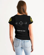 Load image into Gallery viewer, Hold the Line Women&#39;s All-Over Print Tee
