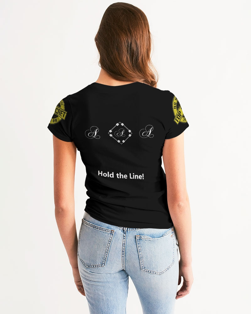 Hold the Line Women's All-Over Print Tee