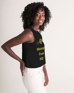 Hold the Line Women's All-Over Print Cropped Tank