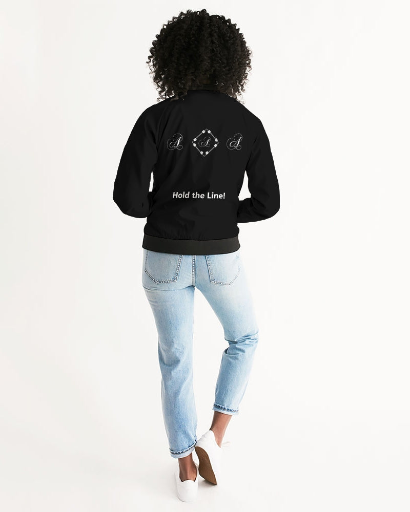 Hold the Line Women's All-Over Print Bomber Jacket