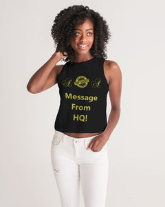 Hold the Line Women's All-Over Print Cropped Tank