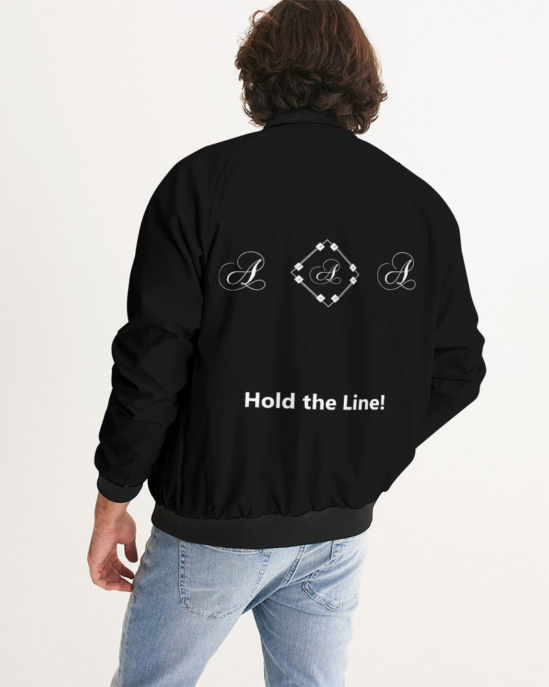 Hold the Line Men's All-Over Print Bomber Jacket