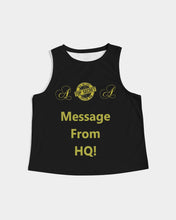 Load image into Gallery viewer, Hold the Line Women&#39;s All-Over Print Cropped Tank
