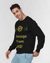 Load image into Gallery viewer, Hold the Line Men&#39;s All-Over Print Classic French Terry Crewneck Pullover