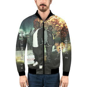 Episode 2:  Agent on a Mission Bomber Jacket Ladies wear Men’s Bomber Jacket