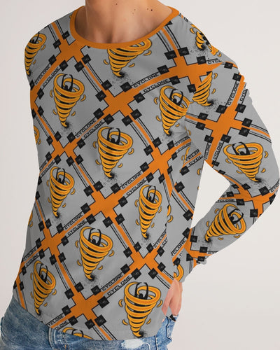 Cyclone - Diamond Pattern 2023 - theagencyheadquarters Men's Long Sleeve Tee