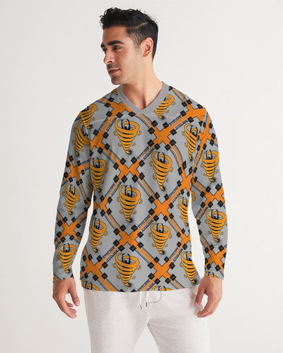 Cyclone - Diamond Pattern 2023 - theagencyheadquarters Men's Long Sleeve Sports Jersey