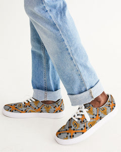Cyclone - Diamond Pattern 2023 - theagencyheadquarters Men's Lace Up Canvas Shoe