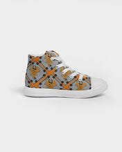 Load image into Gallery viewer, Cyclone - Diamond Pattern 2023 - theagencyheadquarters Kids Hightop Canvas Shoe