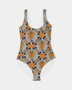 Cyclone - Diamond Pattern 2023 - theagencyheadquarters Women's One-Piece Swimsuit
