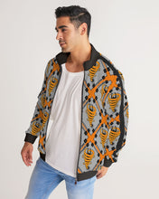 Load image into Gallery viewer, Cyclone - Diamond Pattern 2023 - theagencyheadquarters Men's Stripe-Sleeve Track Jacket