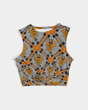 Load image into Gallery viewer, Cyclone - Diamond Pattern 2023 - theagencyheadquarters Women's Twist-Front Tank