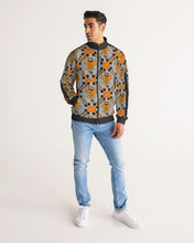 Load image into Gallery viewer, Cyclone - Diamond Pattern 2023 - theagencyheadquarters Men's Stripe-Sleeve Track Jacket