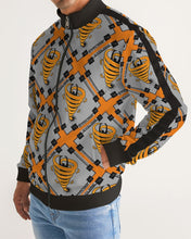 Load image into Gallery viewer, Cyclone - Diamond Pattern 2023 - theagencyheadquarters Men's Stripe-Sleeve Track Jacket