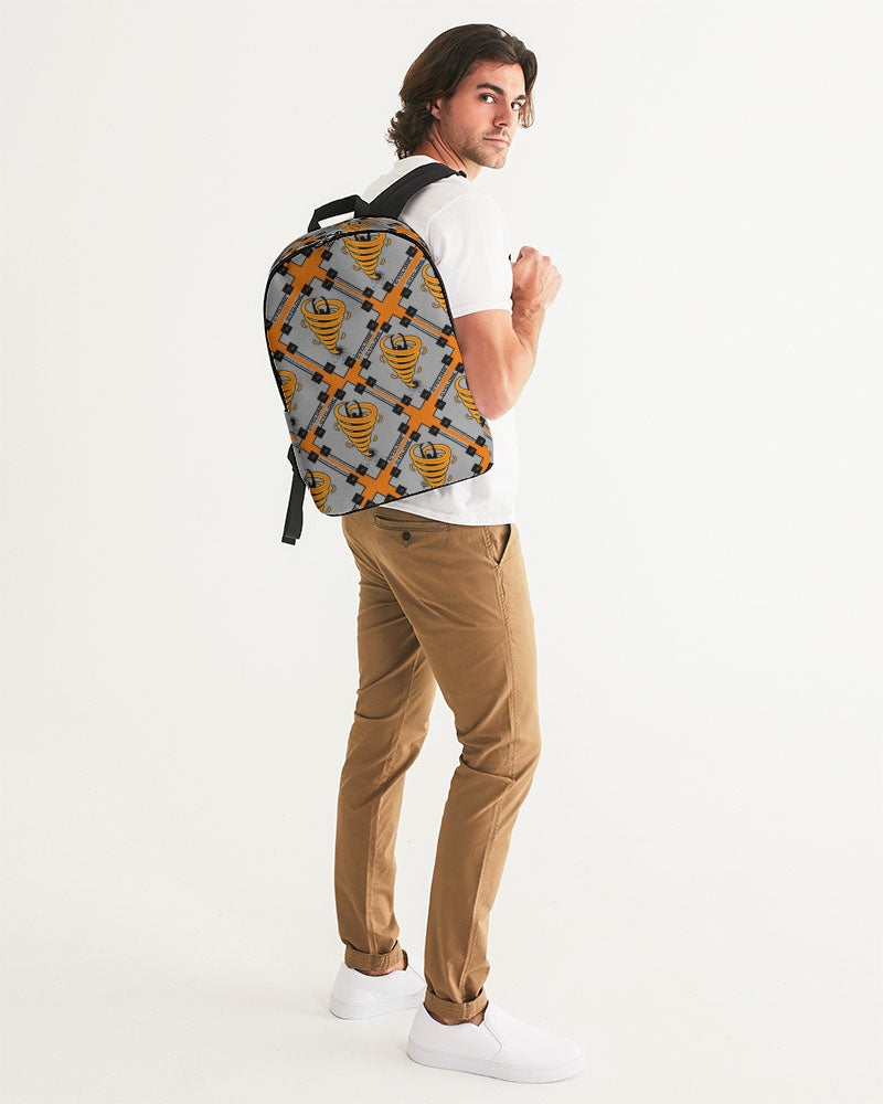 Cyclone - Diamond Pattern 2023 - theagencyheadquarters Large Backpack