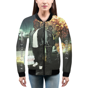 Episode 2:  Agent on a Mission Bomber Jacket Ladies wear Women Bomber Jacket