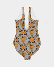 Load image into Gallery viewer, Cyclone - Diamond Pattern 2023 - theagencyheadquarters Women&#39;s One-Piece Swimsuit