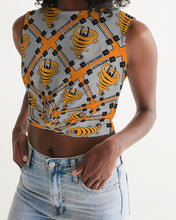 Load image into Gallery viewer, Cyclone - Diamond Pattern 2023 - theagencyheadquarters Women's Twist-Front Tank
