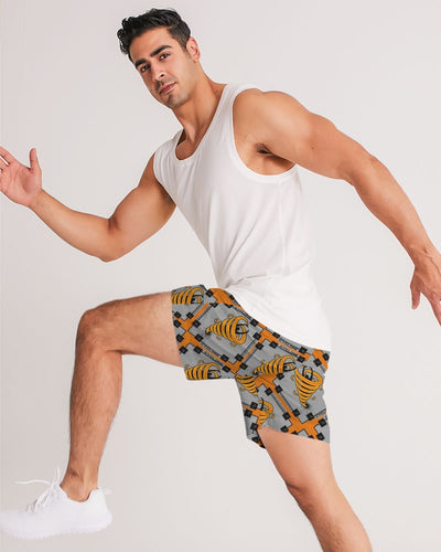 Cyclone - Diamond Pattern 2023 - theagencyheadquarters Men's Jogger Shorts