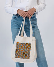 Load image into Gallery viewer, Cyclone - Diamond Pattern 2023 - theagencyheadquarters Organic Cotton Canvas Market Tote | Econscious