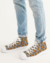 Load image into Gallery viewer, Cyclone - Diamond Pattern 2023 - theagencyheadquarters Men's Hightop Canvas Shoe
