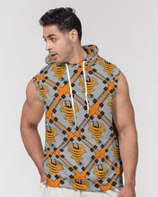 Load image into Gallery viewer, Cyclone - Diamond Pattern 2023 - theagencyheadquarters Men&#39;s Premium Heavyweight Sleeveless Hoodie