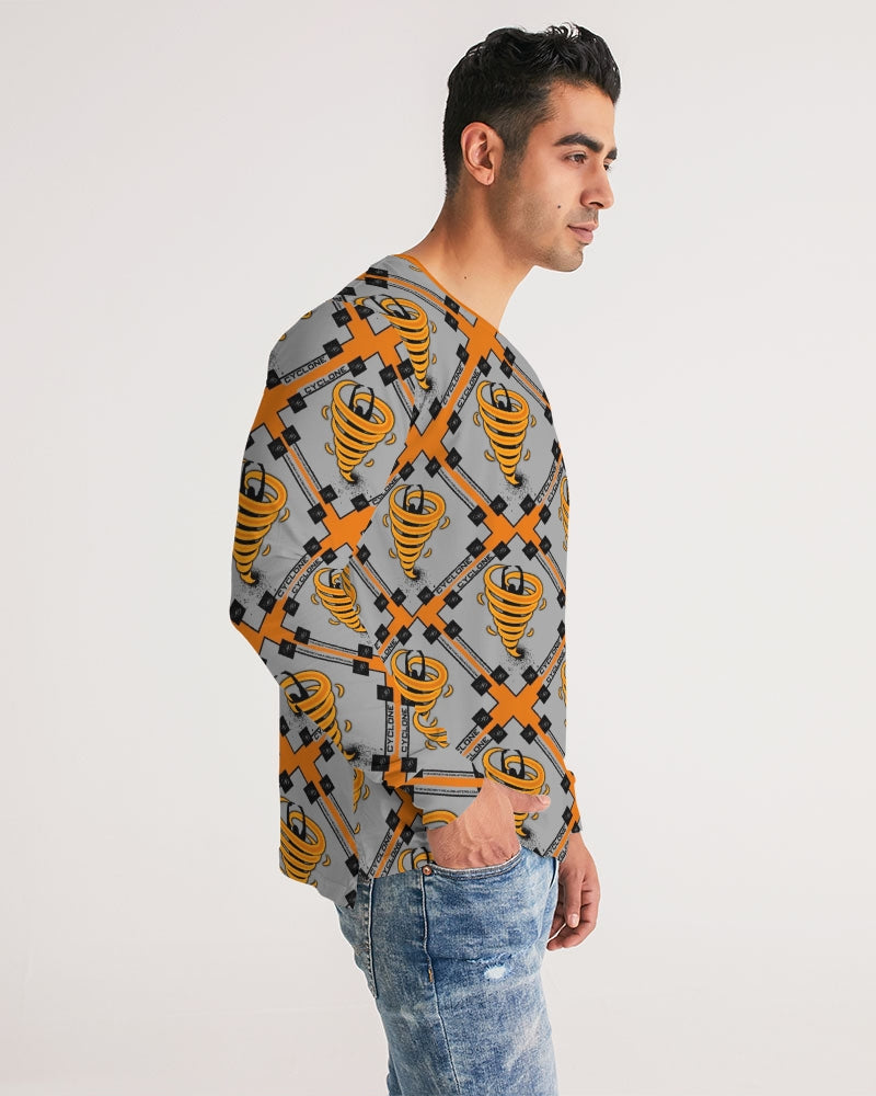 Cyclone - Diamond Pattern 2023 - theagencyheadquarters Men's Long Sleeve Tee