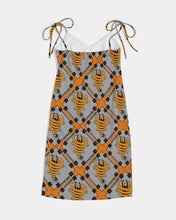 Load image into Gallery viewer, Cyclone - Diamond Pattern 2023 - theagencyheadquarters Women&#39;s Tie Strap Split Dress