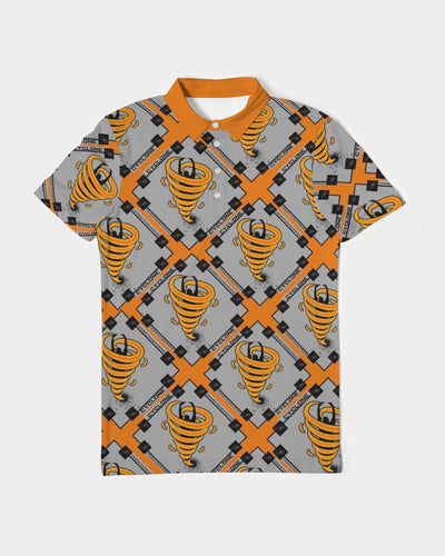 Cyclone - Diamond Pattern 2023 - theagencyheadquarters Men's Slim Fit Short Sleeve Polo
