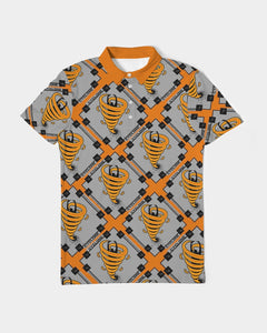 Cyclone - Diamond Pattern 2023 - theagencyheadquarters Men's Slim Fit Short Sleeve Polo