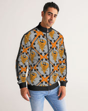 Load image into Gallery viewer, Cyclone - Diamond Pattern 2023 - theagencyheadquarters Men's Stripe-Sleeve Track Jacket