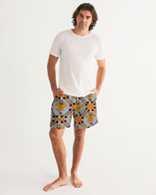 Load image into Gallery viewer, Cyclone - Diamond Pattern 2023 - theagencyheadquarters Men&#39;s Swim Trunk