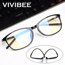 Load image into Gallery viewer, VIVIBEE Anti Blue Light Glasses Men Bluelight Radiation Women  TR90 Computer Protection Gaming Glasses Blue Blocking UV Eyewear
